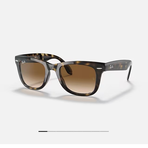 Rayban Wayfarer Folding Classic Sunglasses - Brown - Picture 1 of 10